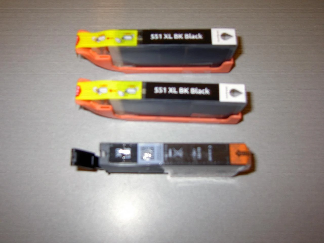LOT OF 3 BLACK INK CARTRIDGES 551 XL - NEW - n°58 – photo 5